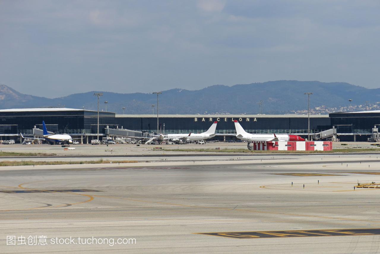 巴塞罗那国际机场全景