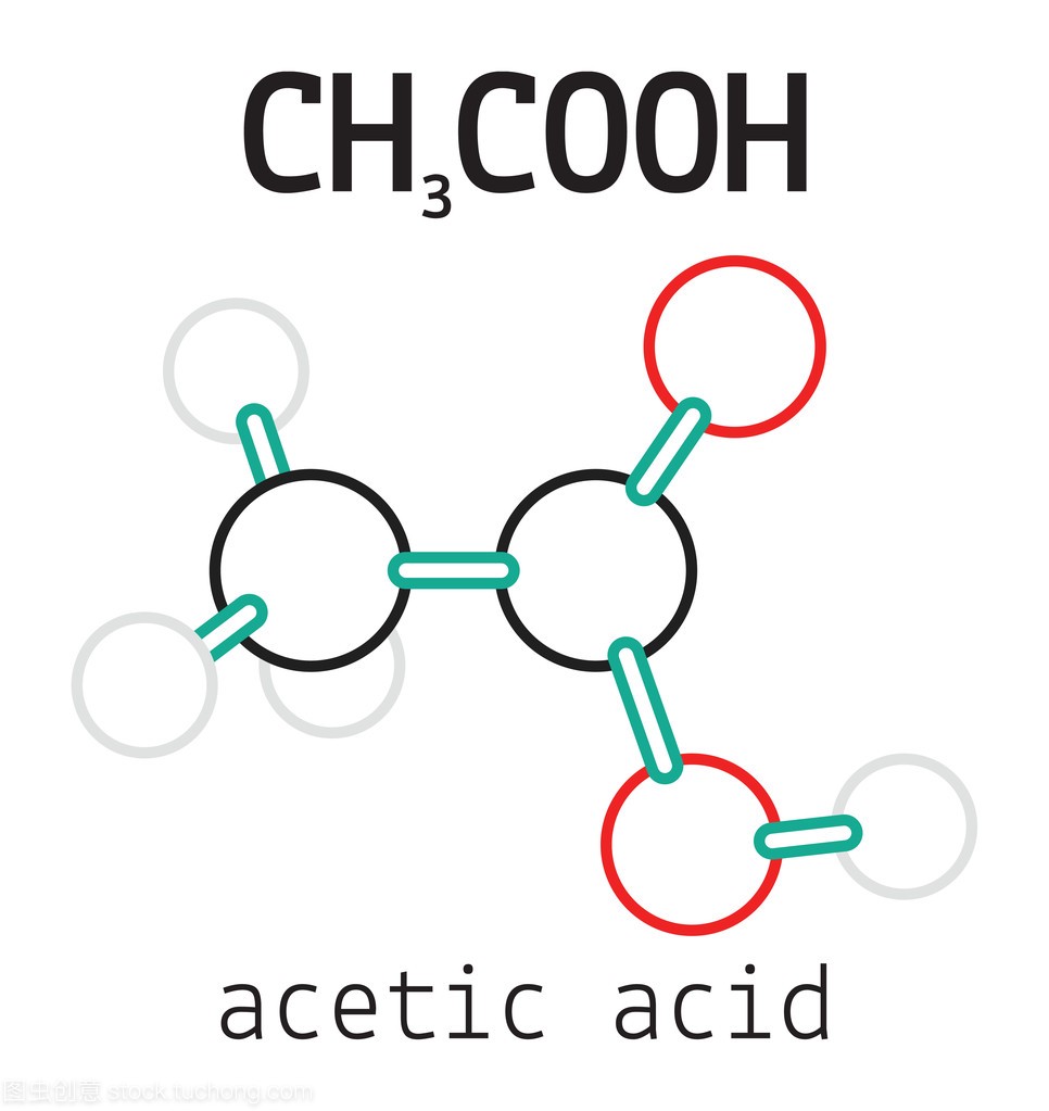 Ch3cooh 醋酸分子