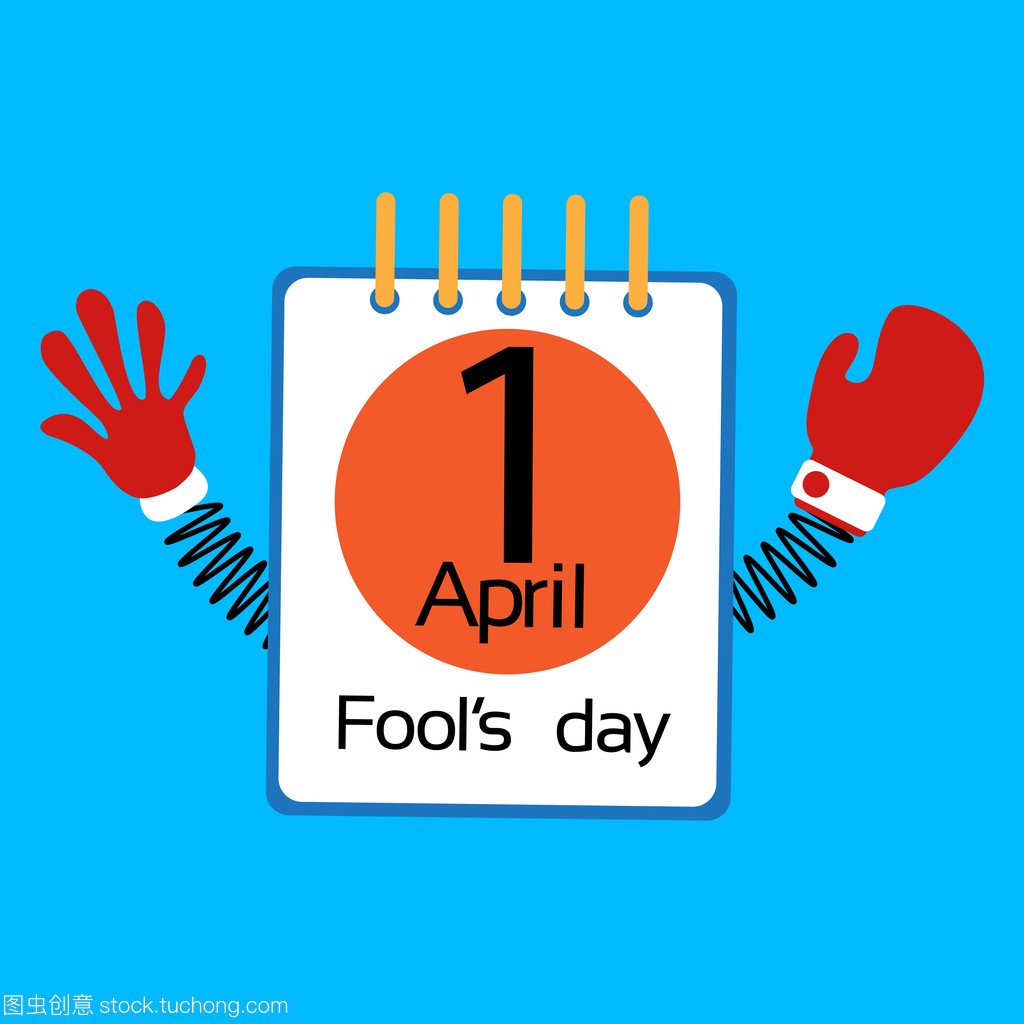 Calendar Page Fool Day April Holiday 