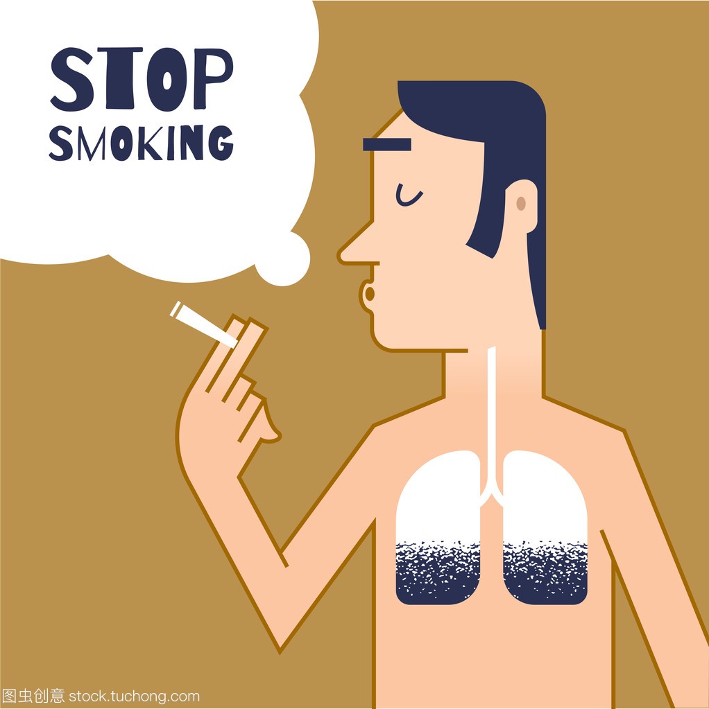 停止吸烟。宣传海报