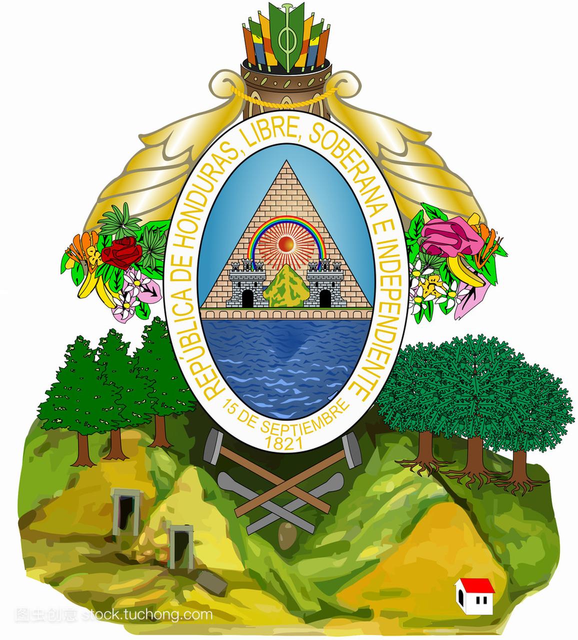 洪都拉斯的徽章
