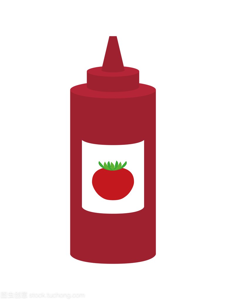 Fast and Street food concept. Eating outside. sauce jar  icon. V