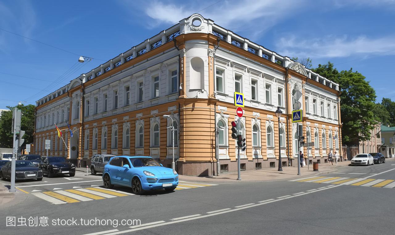 西班牙大使馆在俄罗斯联邦在旧的大厦的建筑,
