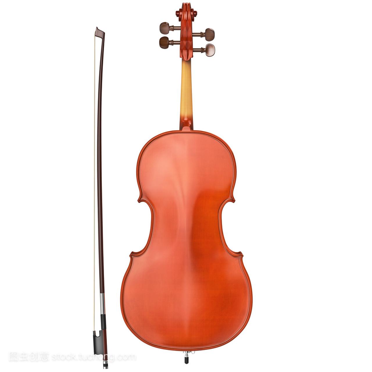 大提琴与弓后, 视图