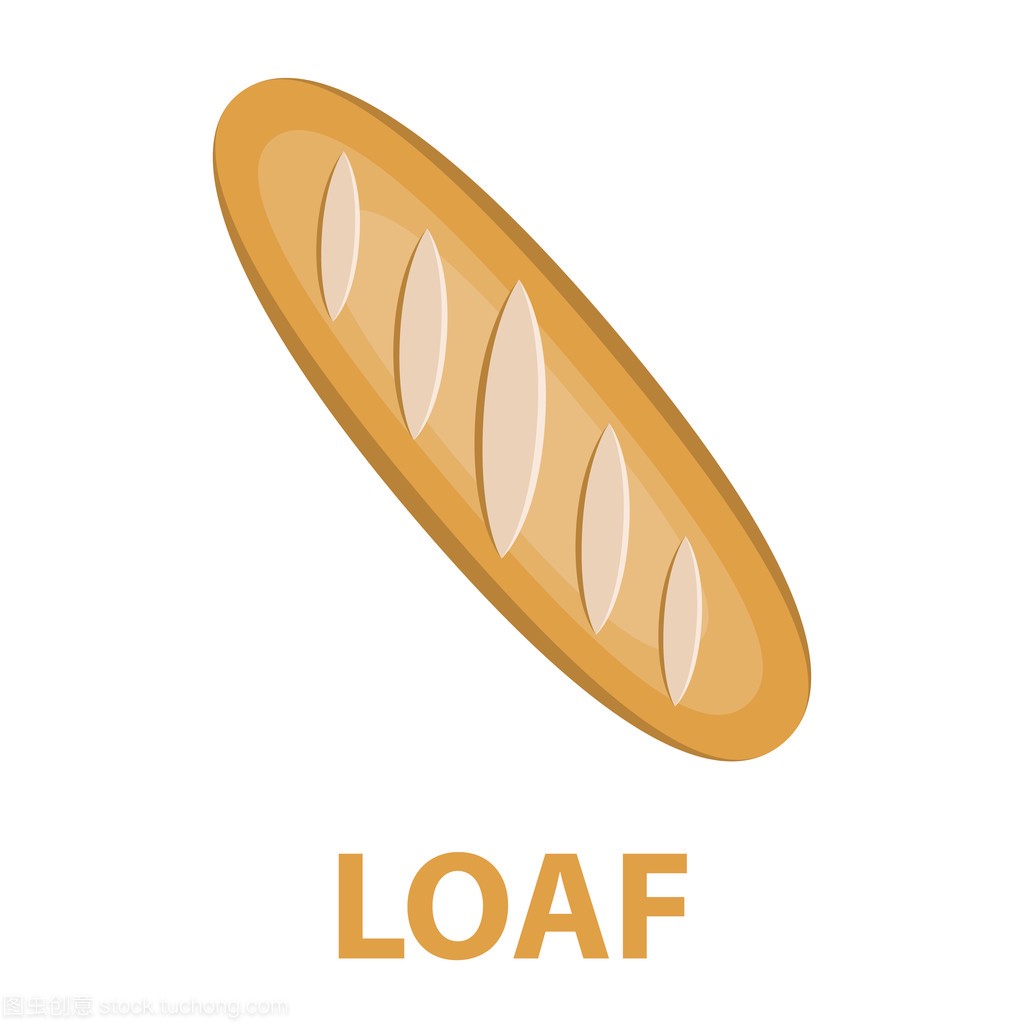 Loaf icon of vector illustration for web and 