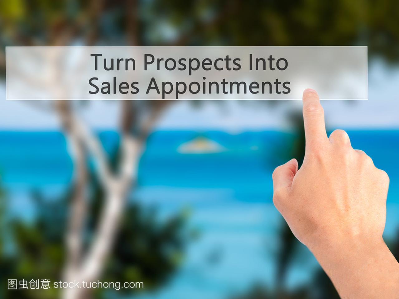 Turn Prospects Into Sales Appointments - Hand