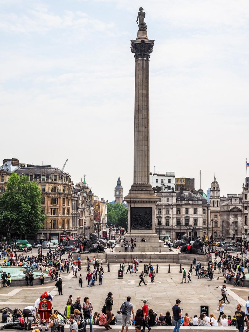 Trafalgar Square in London (HDR)