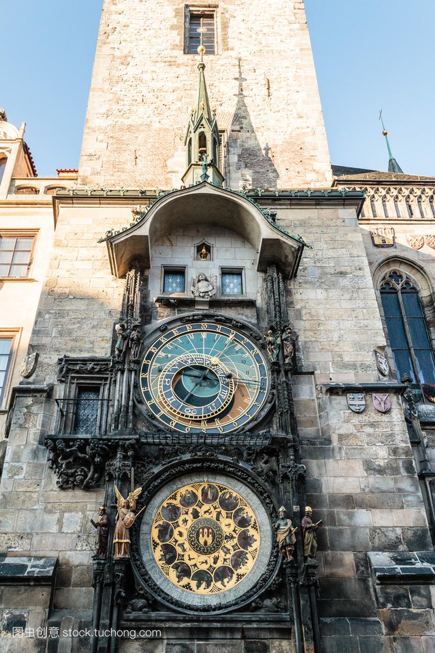 在布拉格,捷克共和国布拉格天文钟