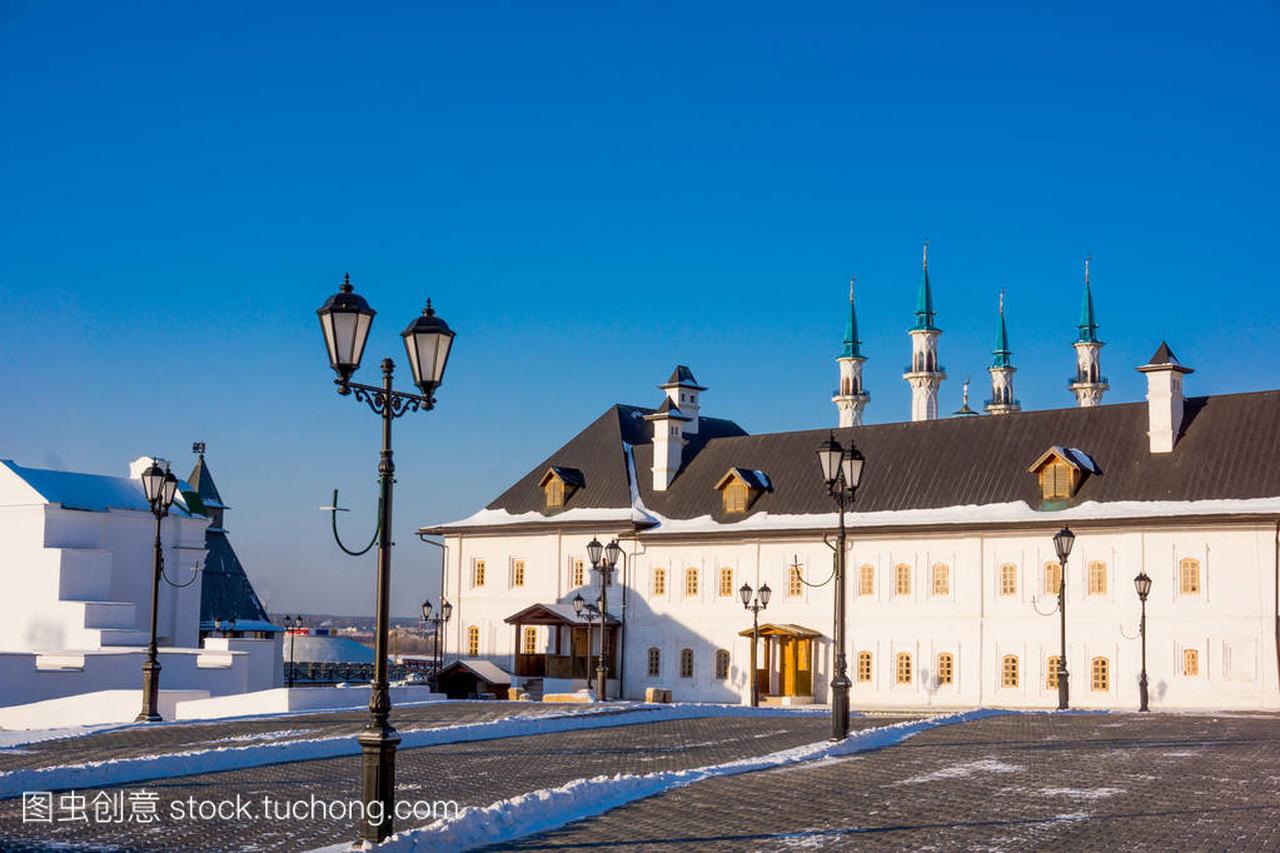 克里姆林宫。鞑靼斯坦共和国,俄罗斯联邦