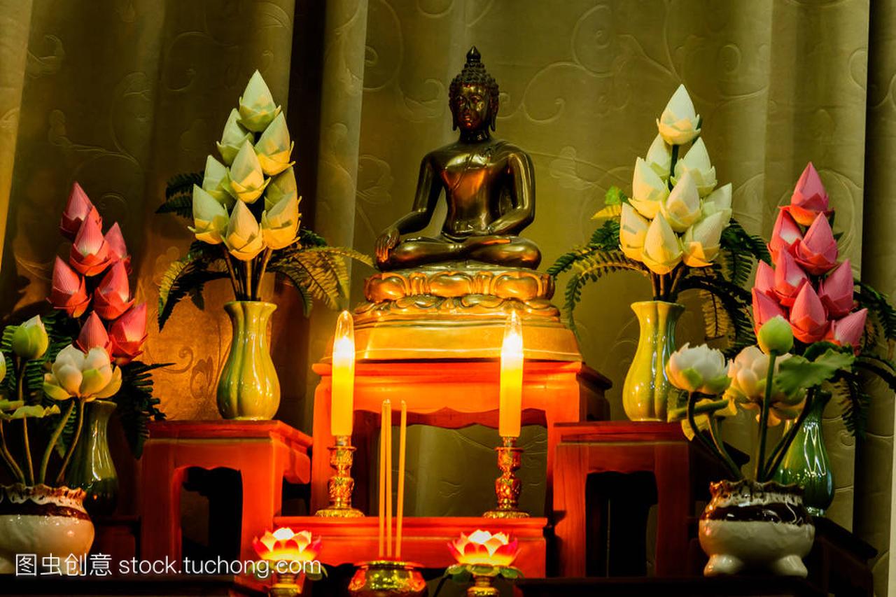 在佛教的信仰祭的安排