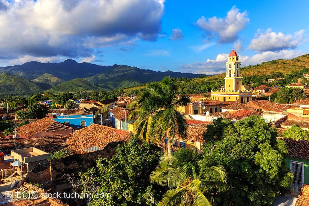古巴特立尼达的景色