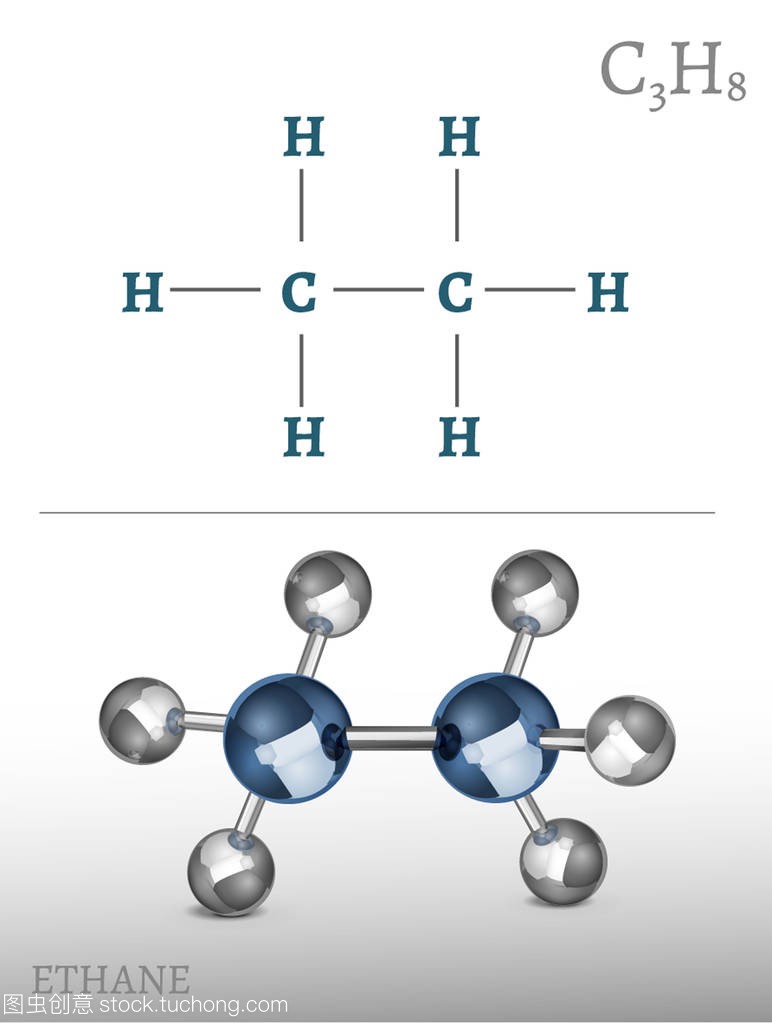 乙烷分子图像