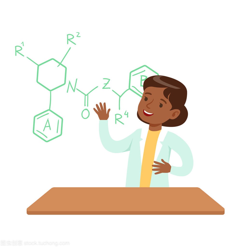 女孩的化学家解释骨骼肌化学分子式,孩子做科