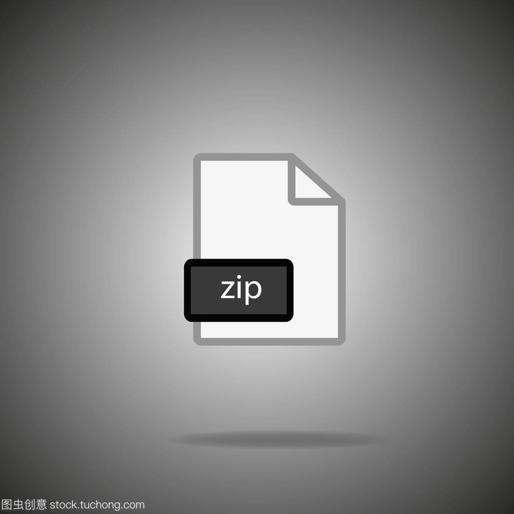 zip 图标。zip 格式符号。邮编矢量符号