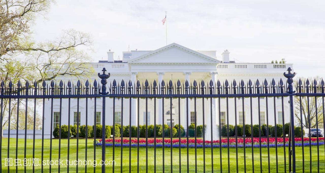 最著名的地址在美国国家-白宫 - - 华盛顿特区-哥
