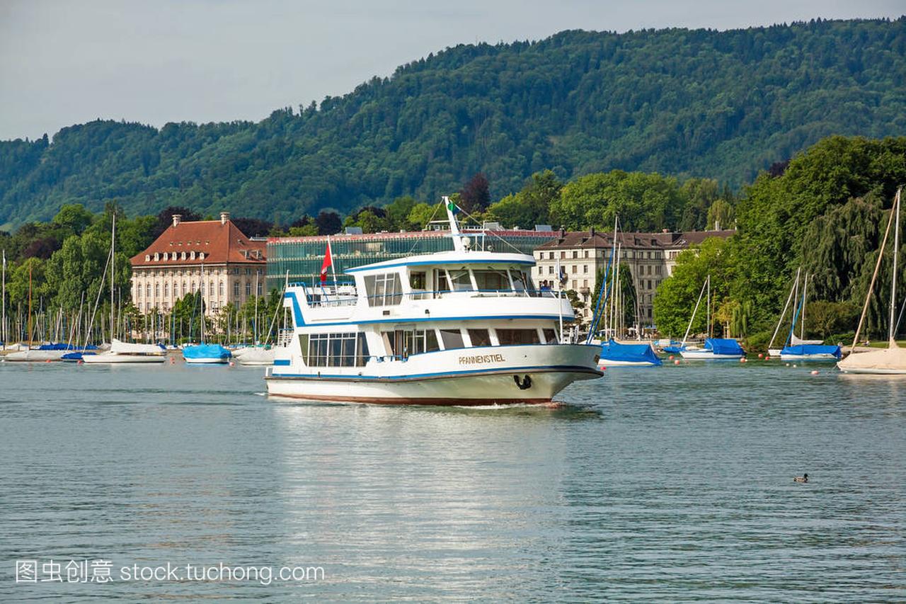 瑞士苏黎世湖游览船