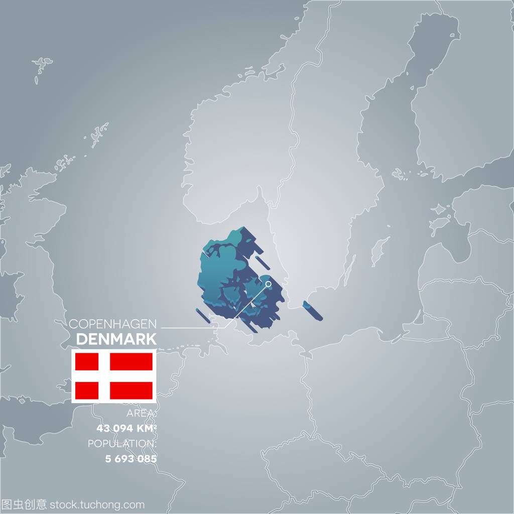 丹麦信息地图