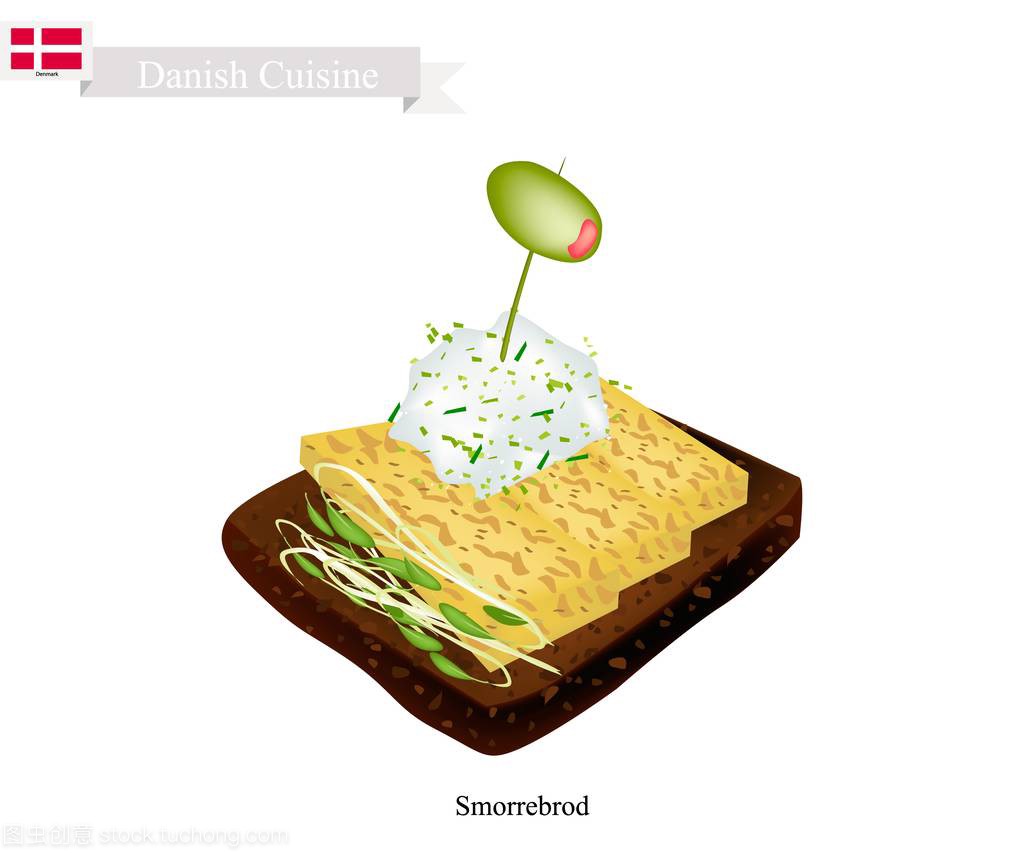 Smorrebrod 与煎蛋卷,丹麦的国家菜