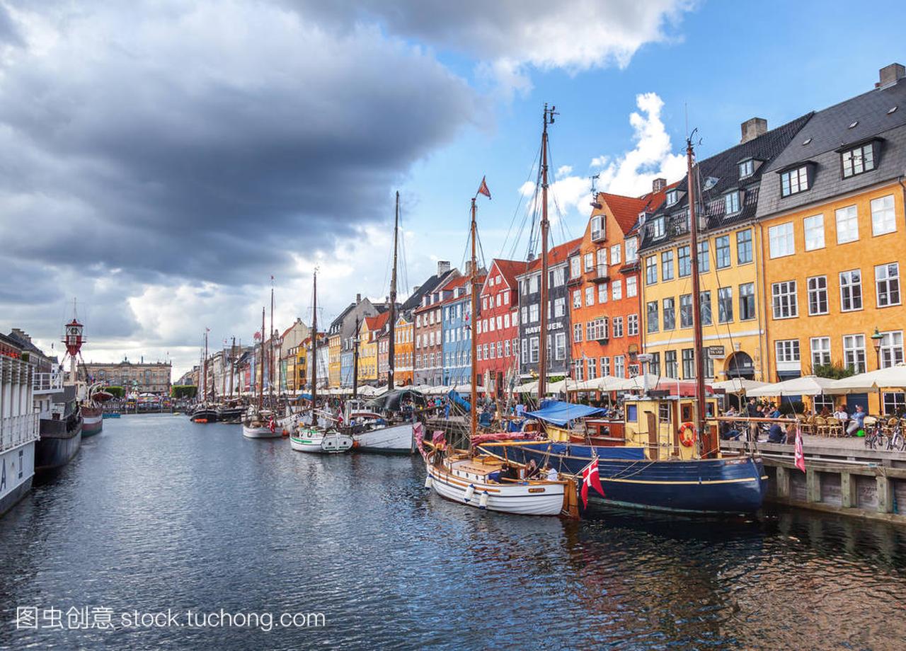 7 月 2017年,丹麦首都哥本哈根。哥本哈根是首