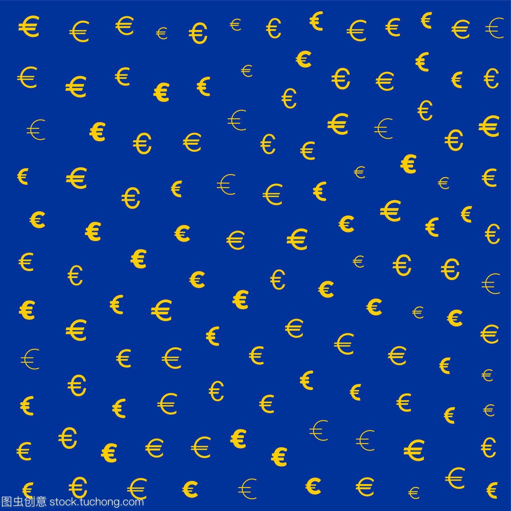 欧元美元图案拼贴