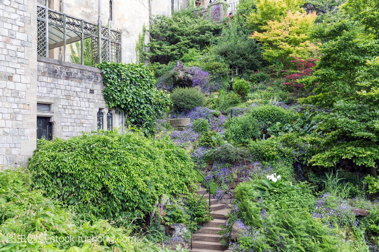 庭院花园温莎城堡附近,英国伦敦