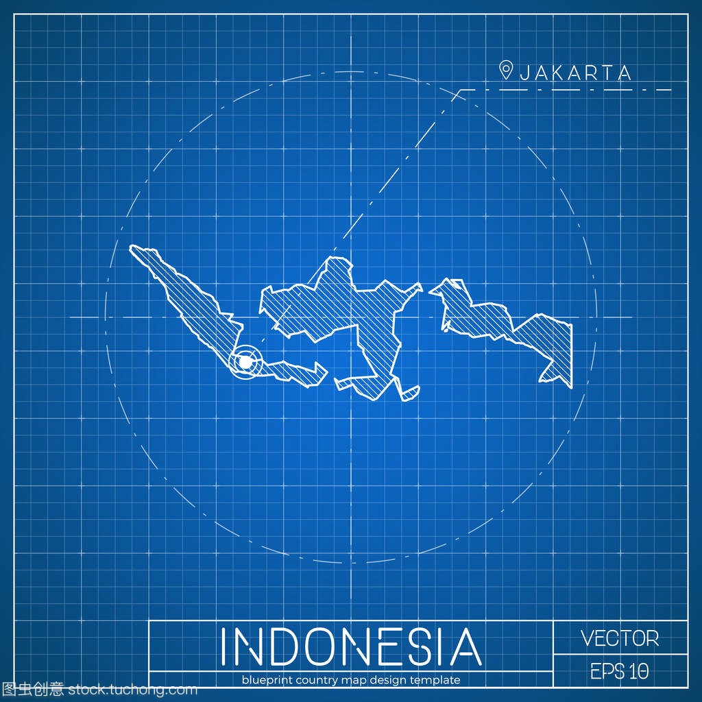 与首都雅加达上标蓝图印尼地图印尼蓝图地图模