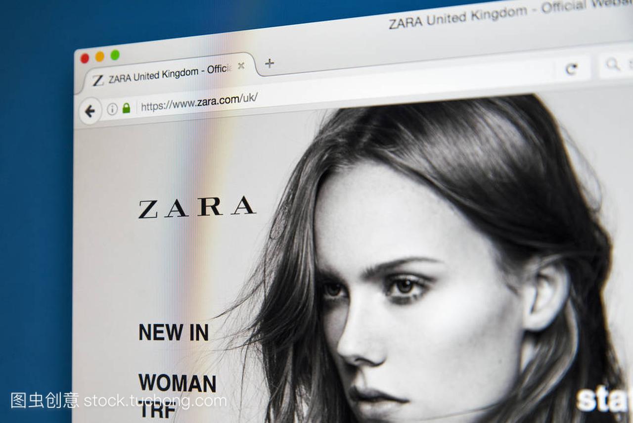 Zara 零售网站