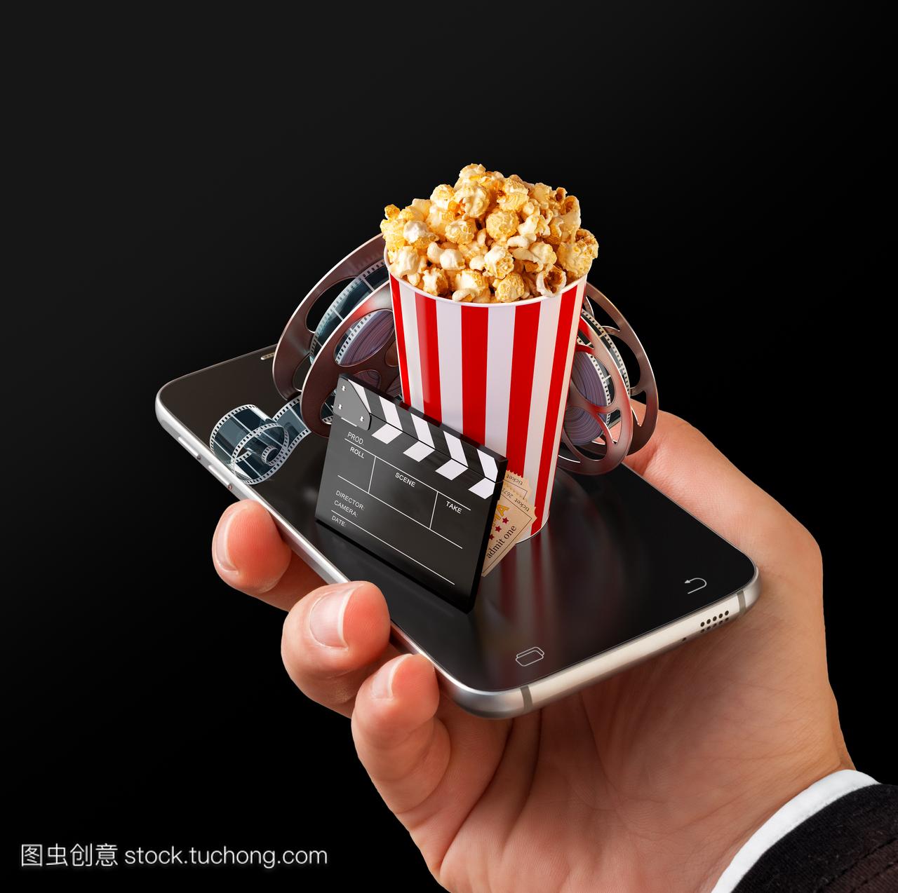 在线购买和预订电影票的智能手机应用程序。现