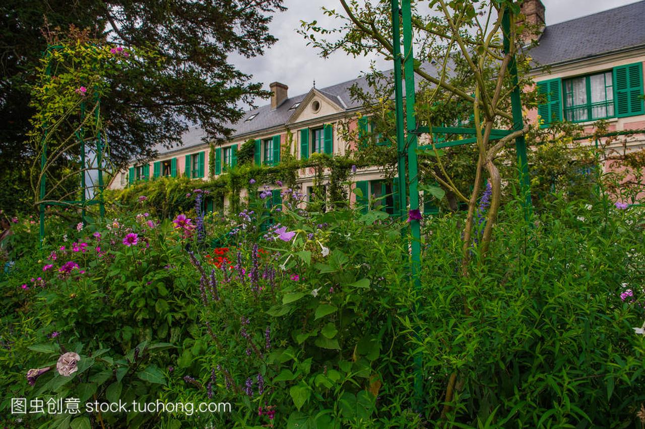 美丽的吉维尼花园诺曼底法国