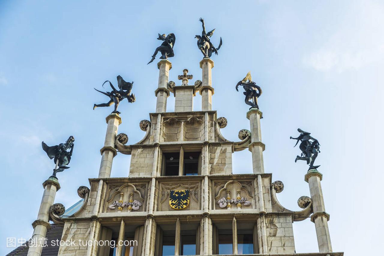 比利时根特中世纪城市的历史建筑