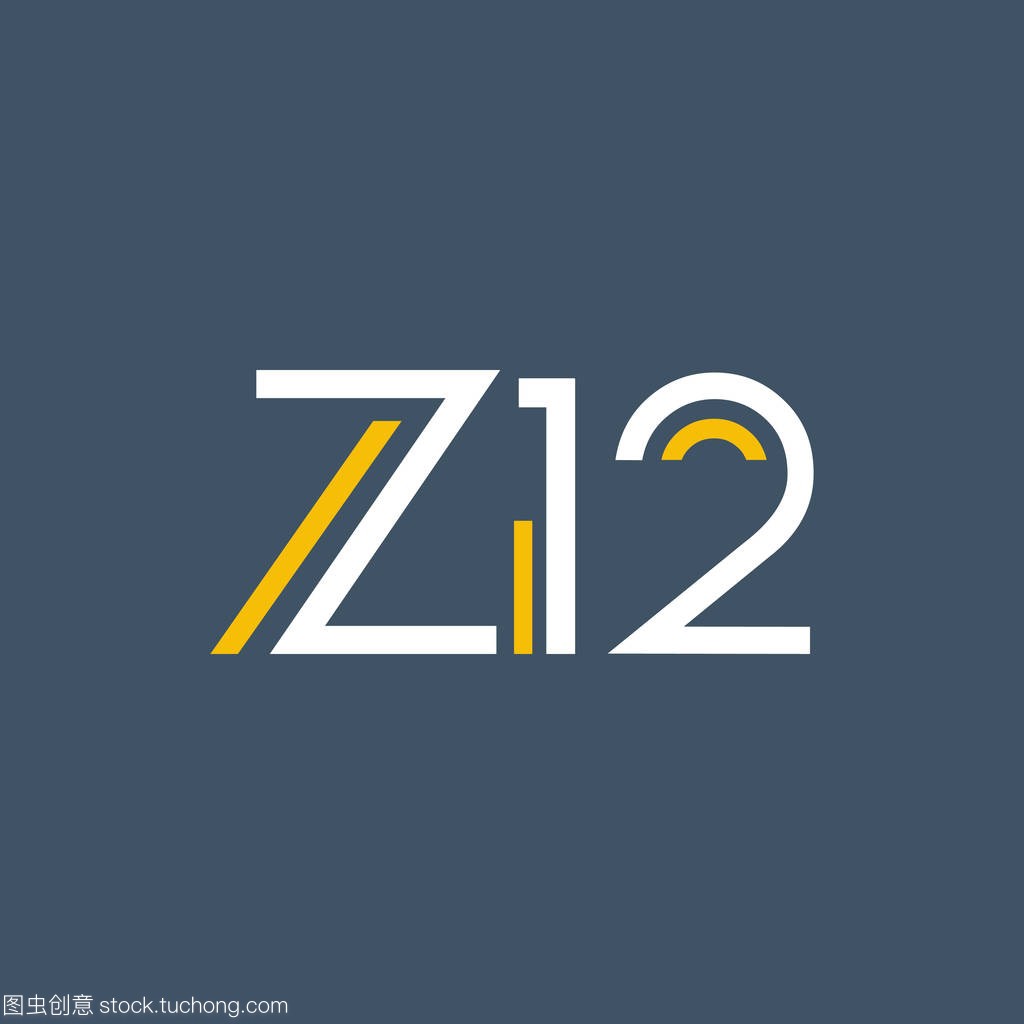 带字母和数字 Z12 的徽标