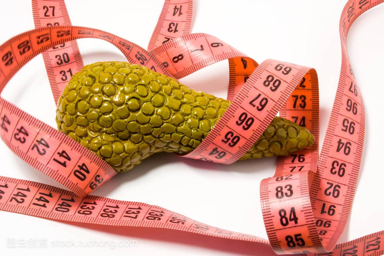 胰腺的测量作为疾病症状或体征的定义, 如扩大