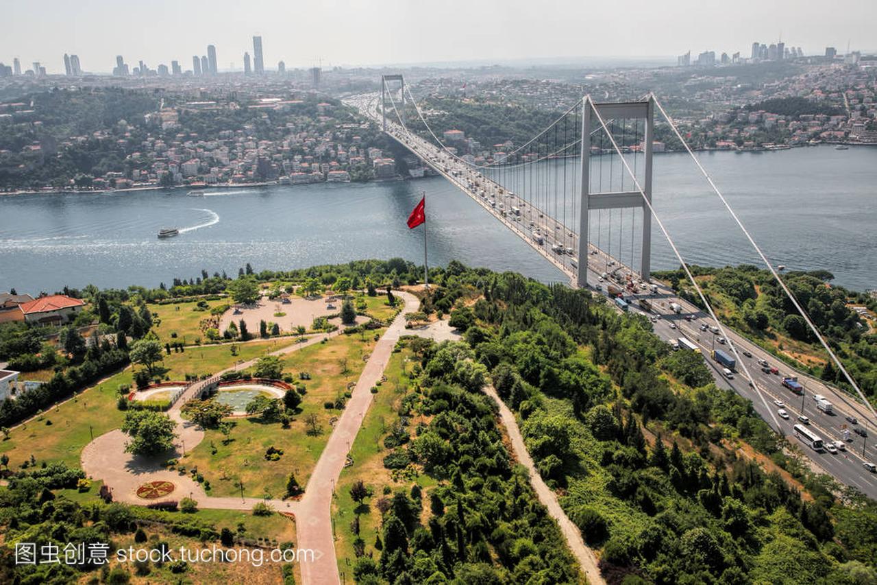 土耳其伊斯坦布尔博斯普鲁斯海峡大桥