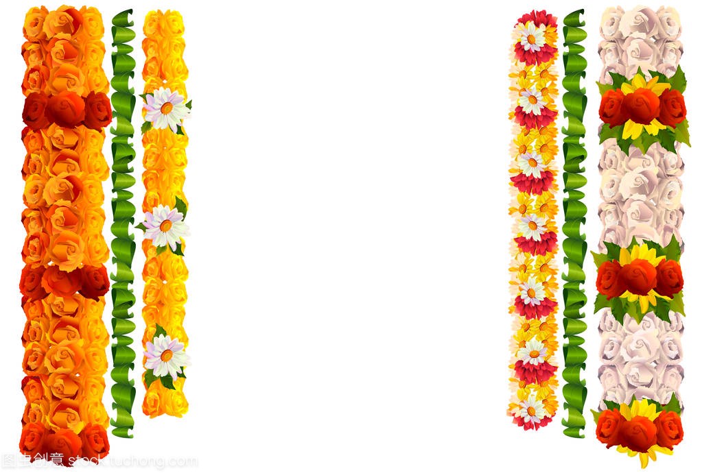 印度传统节日 ugadi 花花环