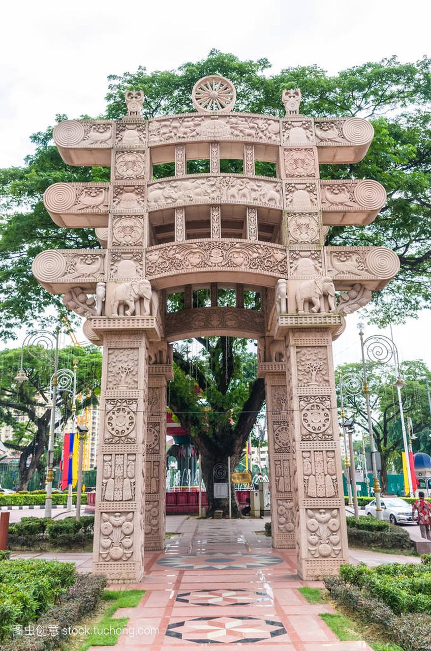 吉隆坡, 马来西亚-2月 72017: Torana 门在布里