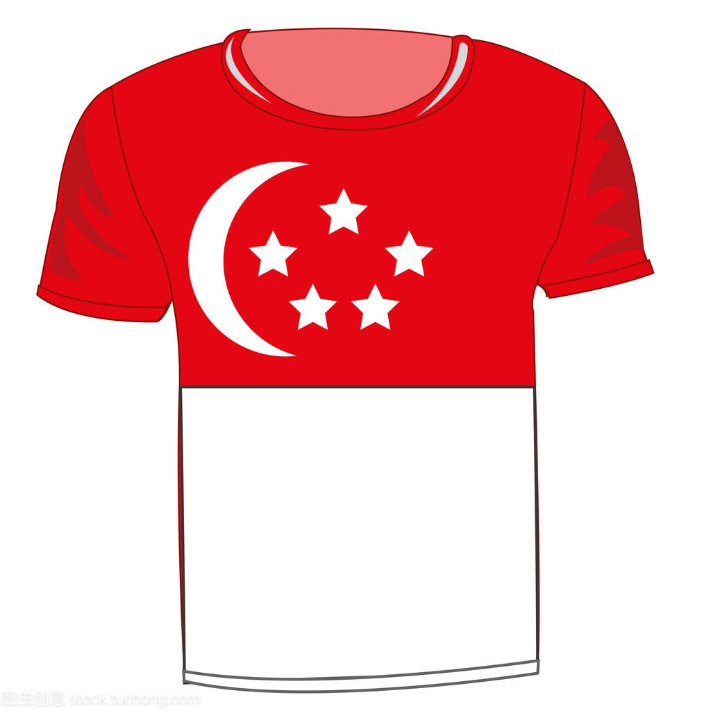 t恤旗新加坡