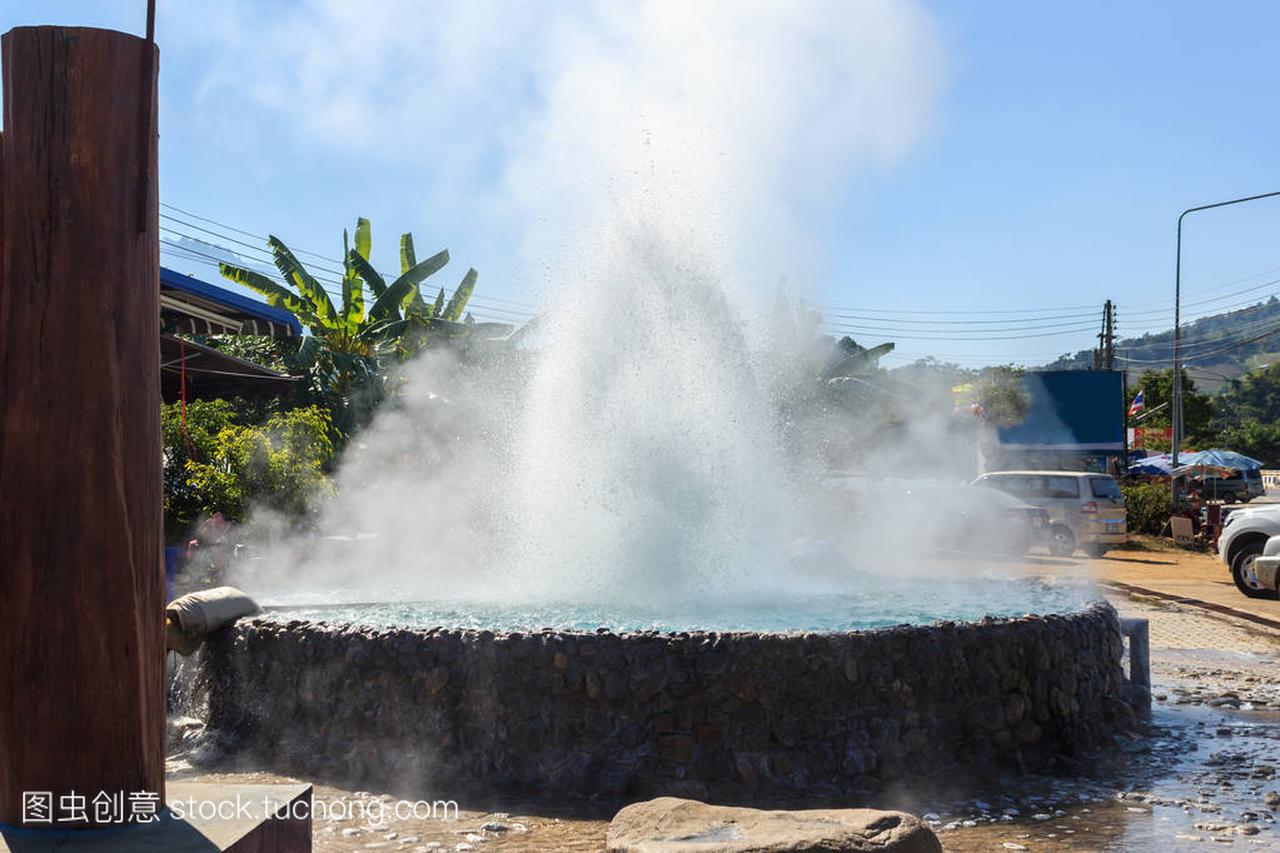 Mae Khachan Hot Spring at Mae Chedi.