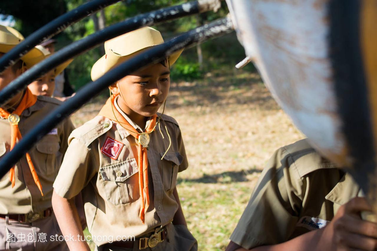 男童子军营在四色菊, 泰国2017