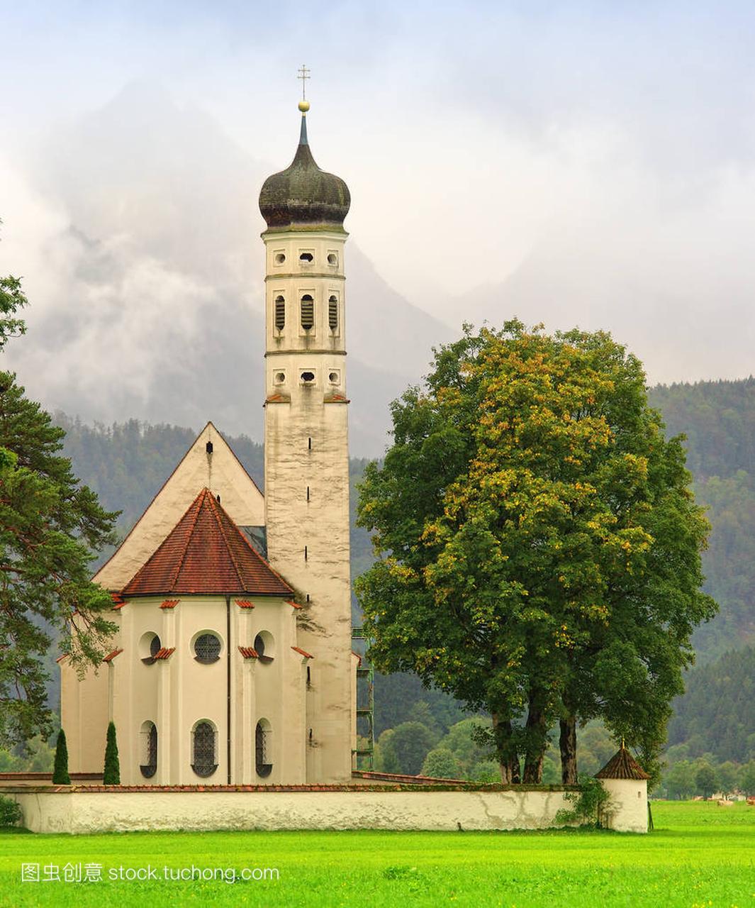 圣克洛曼教会在巴伐利亚, 德国