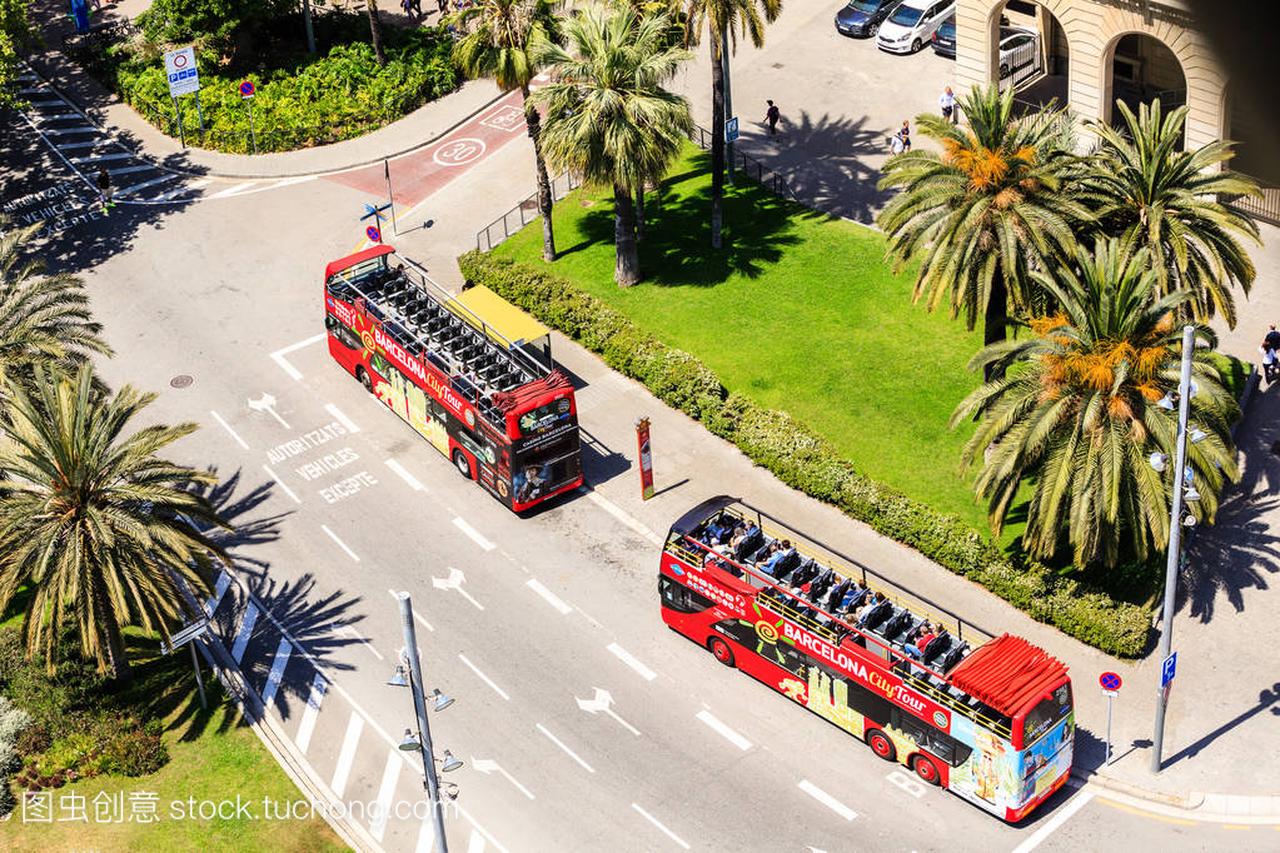 城市旅游公司巴塞罗那旅游双层巴士