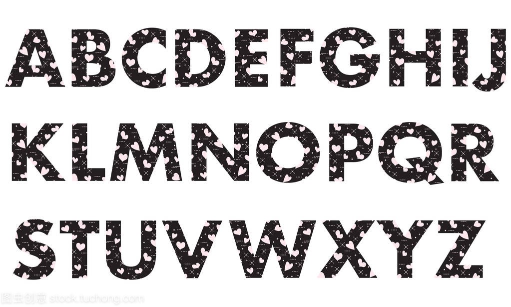 英文字母表的大写字母