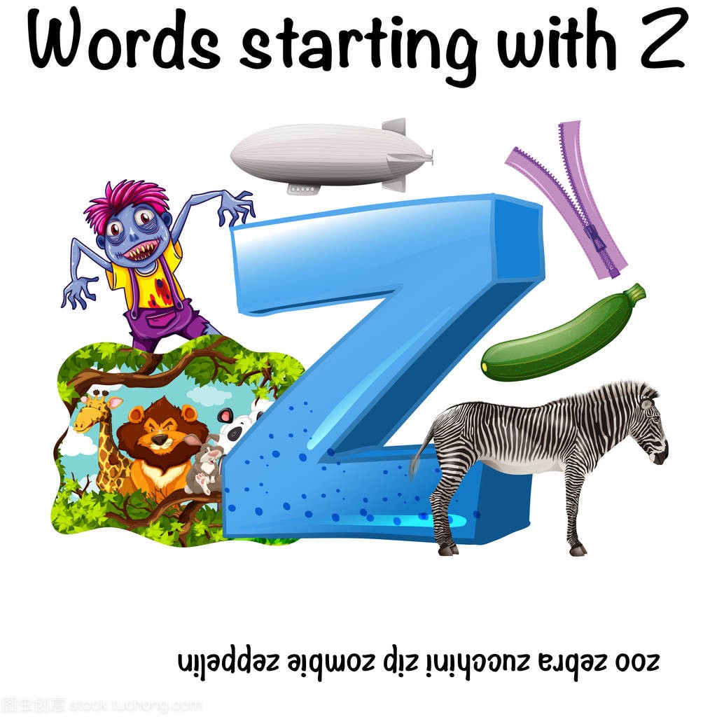 从 Z 开始的英语单词