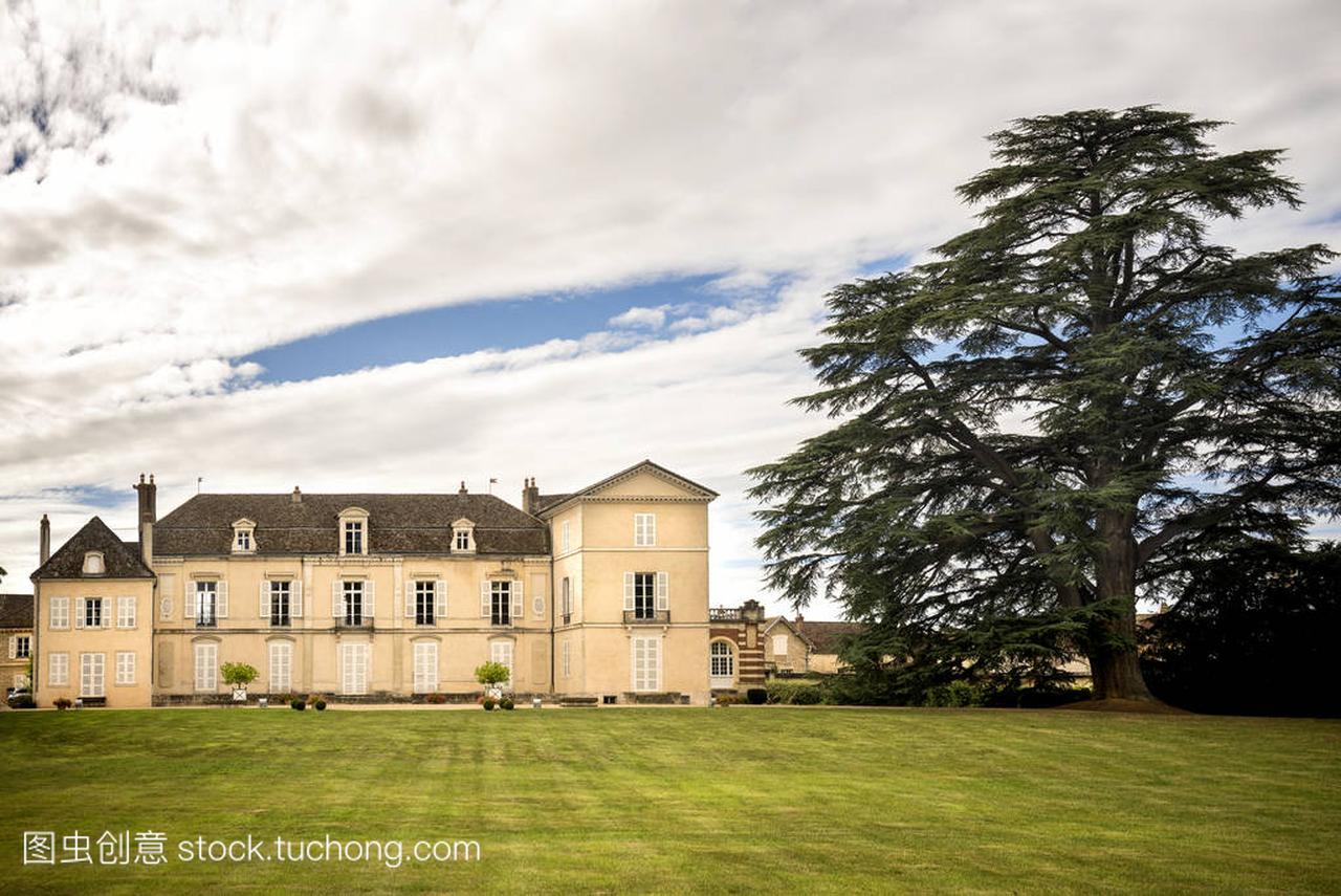 Borgogna, Montrachet. Chateau de Meursault. 