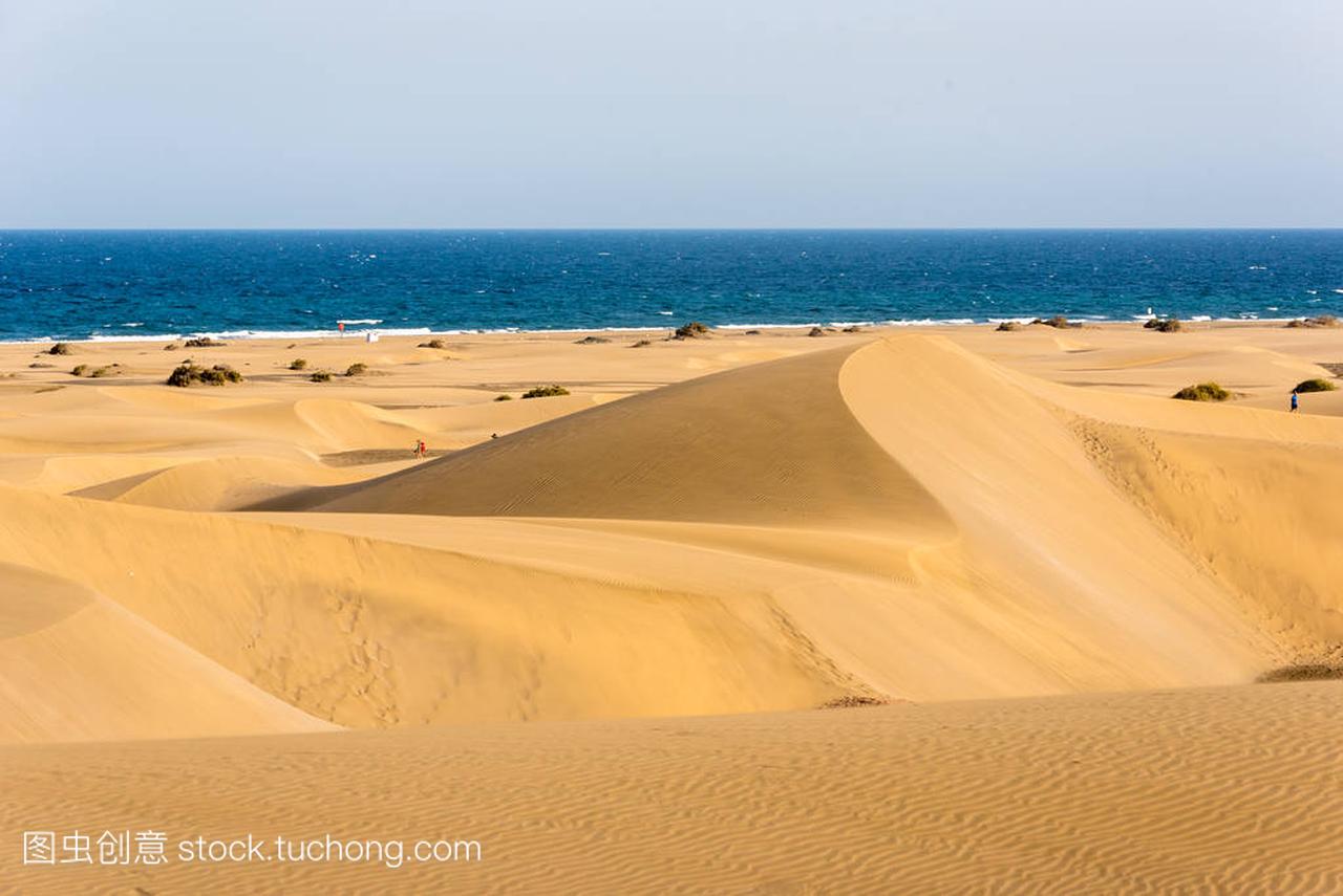 西班牙大加那利岛沙丘沙漠