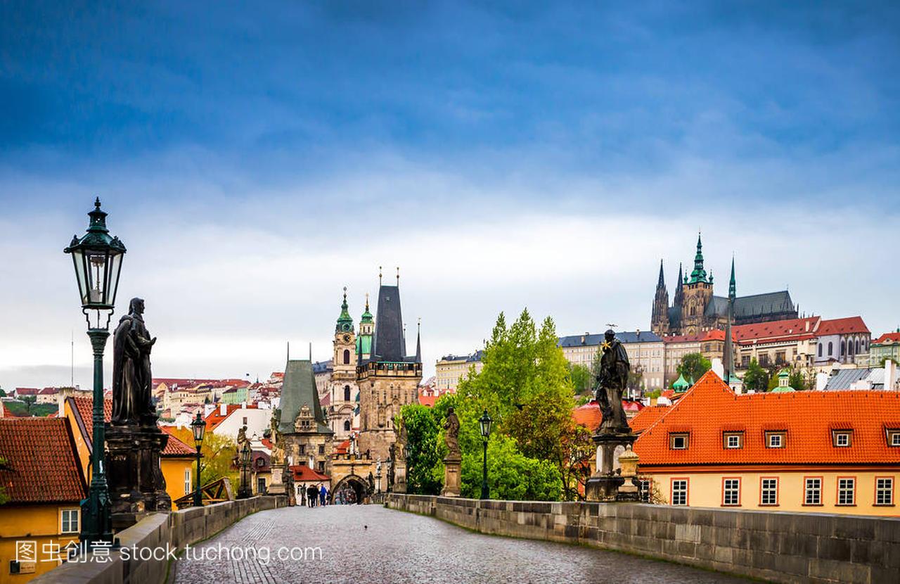 布拉格, 捷克共和国首都, 欧洲国家。历史名胜