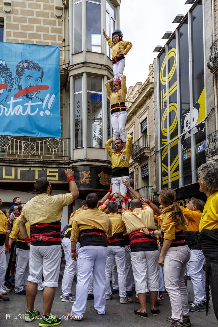 Badalona, 西班牙-2018年5月13日: 一些不明身