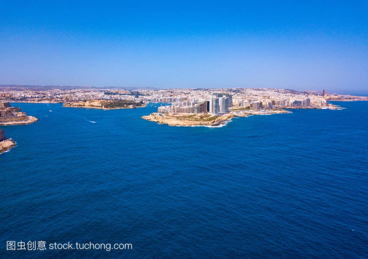 马耳他古老的首都。欧洲的海岛国家在地中海