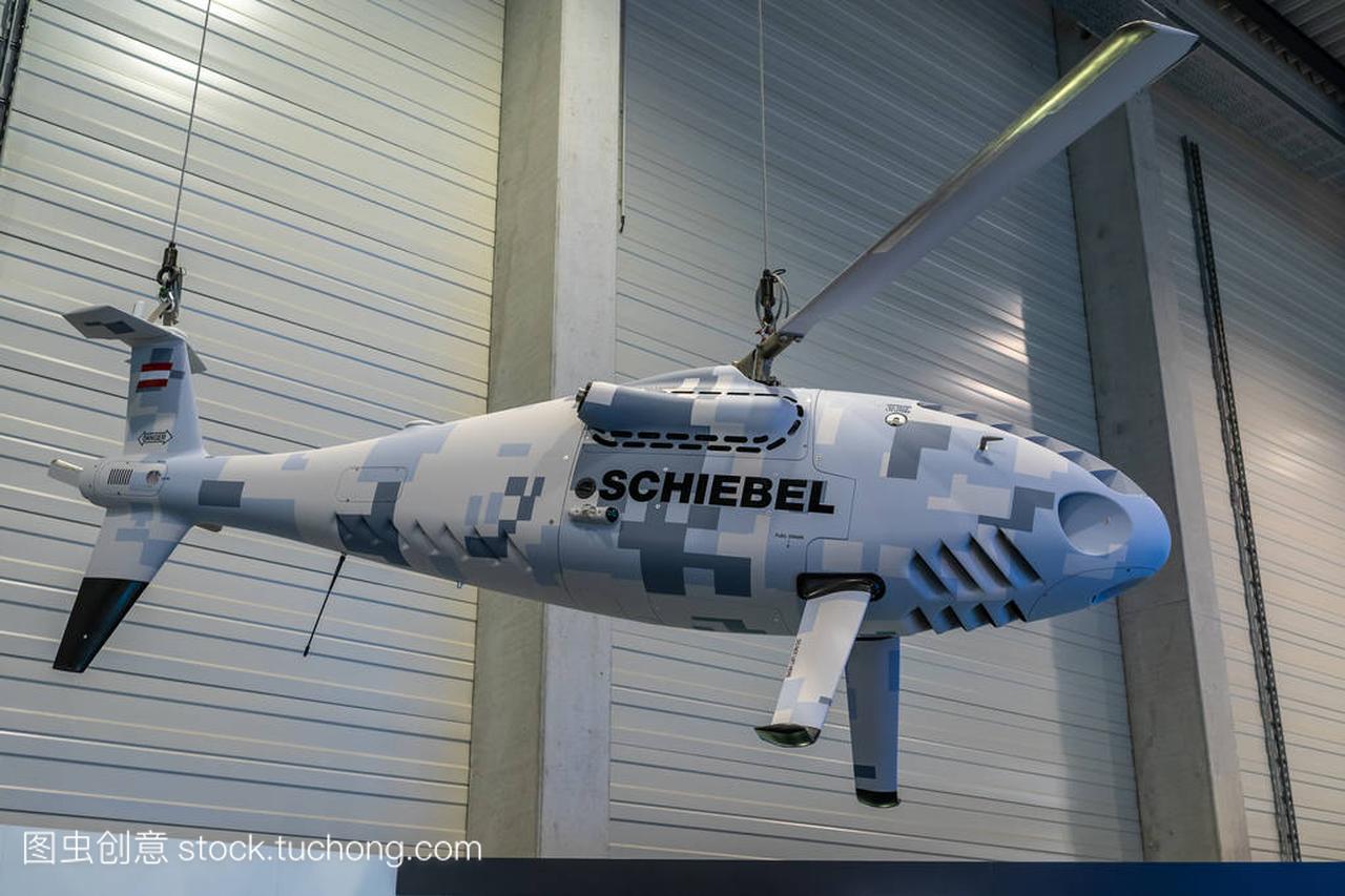 柏林-2018年4月26日: 无人驾驶飞行器 (无人机