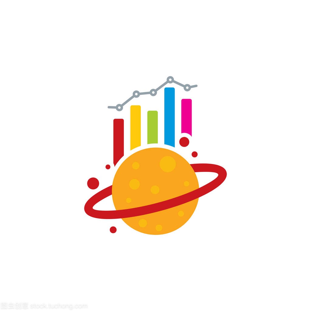 Planet Analytic Logo Icon Design