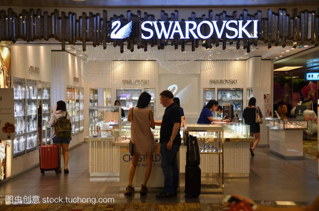 SINGAPORE- 20 JUN, 2018: Swarovski fashio